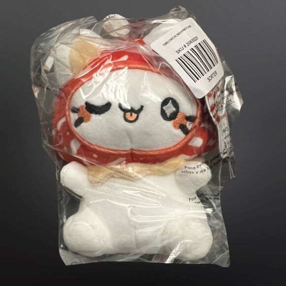 NWT Tasty Peach Mushroom Meowchi Plush - Picture 3 of 5